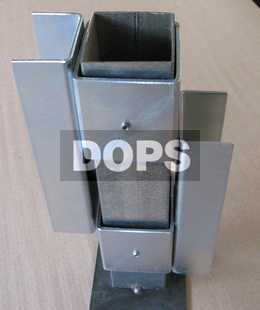 Držák podhrabových desek 3D - jednostranný FeZn 60x60