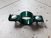 Držák panelu 3D ke kulatému sloupku - zelený průběžný